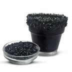 Snowy River Black, Cocktail & Margarita Sugar Rimmer - Vibrant Naturally Colored Sugar for Cocktail Rimming, Baking & Decorating, Medium Crystal - 16oz