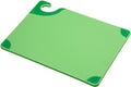 San Jamar Saf-T-Grip Plastic Cutting Board with Safety Hook, 9" x 12" x 0.375", Green