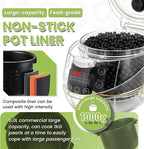 6L Boba Maker Machine, Automatic Commercial Boba Cooker with Even Heat Distribution, Intelligent Tapioca Cooker, for Milk Tea Stores Restaurants Dessert Stores Lounge Bars