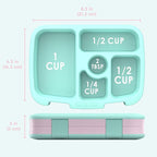 Bentgo Kids Prints Leak-Proof, 5-Compartment Bento-Style Kids Lunch Box - Ideal Portion Sizes for Ages 3-7, Durable, Drop-Proof, Dishwasher Safe, & PFAS & BPA-Free Materials (Leopard)