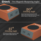 Rolling Knife Sharpener – Kitchen & Pocket Knife Sharpening Kit with Sharpening Stone – Sharp Roller Sharpener, Afilador de Cuchillos – Kitchen Gadget & Tool