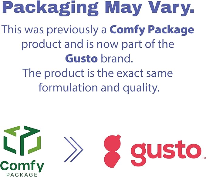 GUSTO [16 oz - 125 Count Heavy-Duty 100% Compostable Kraft Paper Soup Bowls – Eco-Friendly Disposable Sugarcane (Formerly Comfy Package)