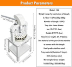 INTSUPERMAI Dough Divider Cutter Machine 40pcs Dough Divider and Rounder Machine Manual Dough Lump Spacer Machine 0.95oz-5.08oz(27g-144g) Weight of Cut Dough for Bakery