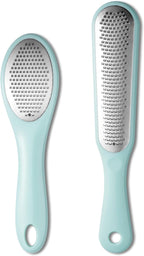 Lemon Zester Grater with Handle - 2-Piece Lemon Zester & Cheese Grater for Parmesan, Ginger, Garlic, Nutmeg, Chocolate