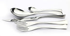 20-Piece 18/10 Stainless Steel Serrated Steak Knife Flatware Set, Service for 4