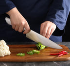 Cangshan ELBERT Series German Steel Forged Knife Block Sets (17-Piece, White)