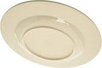 Carlisle FoodService Products Grove Reusable Plastic Plate Salad Plate with Rim for Home and Restaurant, Melamine, 9 Inches, Aqua