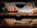 Resharpenable Bread Knife, 10 Inch Multifunction Serrated Knife for Homemade Bread, Razor Sharp Sourdough Slicing with Innovative Wavy Edge for Efficient Cutting, Baking & Wedding Gifts