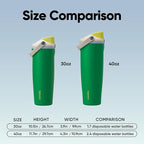 Owala FreeSip Sway Insulated Stainless Steel Water Bottle with Two-Way Spout, Built-In Straw and Bucket Handle, Made for Travel, School, and Sports, 30oz, BPA Free, Leak Proof, Putting Green