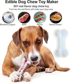 5IN Big Bone Dog Cat Treat Molds 2 Pack, DIY Flavors for Puppy. Food Safe Silicone for Oven. Large Ice Cube Mold for Pet Chew, Cooling. Pets Birthday Cake Baking. Fun Gift for Dog Lover