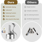 Wine Stopper & Pourer 2 in1,Bottle Stopper,Wine Bottle Stopper,Bar Pour Bottles,Suitable for Alcohol, Wine for Bar Accessories-2Pcs