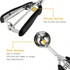 Cookie Scoops for Baking Set of 3, Include 1 tablespoon/2 tablespoon/3 tablespoon, 18/8 Stainless Steel Cookie Scooper for Baking, Non-slip Grip, Ice Cream Scooper with Trigger Release