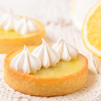 Cambie Sweet Round Medium Tart Shells, 2.17" in Diameter, French Style Tart Shells with White Chocolate Coating (Pack of 40)