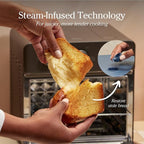 Our Place Large Wonder Oven | 6-In-1 Toxin-Free Air Fryer & Toaster with Steam Infusion | Family-Sized 32QT, 1700W Countertop Design | Includes Bake Tray, Fryer Basket, Large Racks | Spice