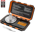 (New Version) AMIR Professional Digital Scale, 20g Pocket Scale with 0.001g Accuracy, Electronic Smart Scale with 20g Calibration Weight (Battery/Tweezers Included)