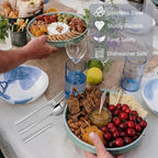 Silverware Set,18/10 Stainless Steel Silverware Set For 8,With Dinner Knives Forks Spoon Set for Home, Kitchen and Restaurant, Mirror Polished& Dishwasher Safe