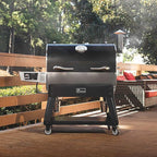 recteq Pellet Grill Smoker - Flagship 1600, Wood Pellet Smoker, BBQ Pellet Smokers, Wi-Fi Smart Grill, 1600 Sq. In. Cook Space, Pellet Smoker Grill, 40 lbs Hopper, 40 Hr Cooking, BBQ Master Bundle