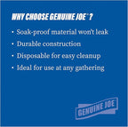 Genuine Joe 12 oz. Paper Bowls (Pack of 125)