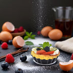 Mini Tart Pans Removable Bottom 3 Inch Tart Pan Nonstick Round Quiche Pan Heavy Duty Carbon Steel Small Pie Pan for baking, Set of 12