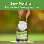 Tovolo Craft Ice Molds – Golf Ball Shaped Ice Spheres for Whiskey, Bourbon, Cocktails, Gifts & More – Pack of 2 Stackable Sports Molds with Leak-Resistant Lids, BPA-Free Silicone, Dishwasher-Safe