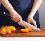 Cangshan ELBERT Series German Steel Forged 4-Piece HUA Knife Block Set, Acacia (Black)