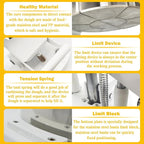 TECHTONGDA Commercial Dough Divider Rounder Machine Manual 10PCS Dough Cutter Hand Press Bread Bakery Dough Dividing Machine