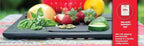 Architec Original Gripper Barboard, 5" by 7", Red, Patented Non-Slip Technology and Dishwasher Safe Cutting Board