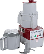 Robot Coupe R2 Dice Continuous Feed Combination Food Processor Dicer with 3-Quart Polycarbonate Bowl, Gray, 120-Volts