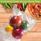 VacYaYa 2 Pack 8x50 (Total 100 feet) Vacuum Sealer Bags Rolls with BPA Free and Heavy Duty,Commercial Grade Vaccume Seal Bags Rolls Work with Any Types Vacuum Sealer