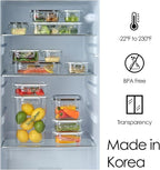 Airtight Food Storage Container With Lid (30.4oz) Leak-Proof Lunch Box | BPA-Free | Meal Prep | Microwave, Freezer and Dishwasher Safe | Kitchen Fridge Organizer Boxes | Fresher Food