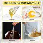 Baderke 30 Pcs 6 Inch Mini Whisk Bulk Small Whisks for Cooking 304 Stainless Steel Tiny Whisk for Baking, Whipping, Beating Eggs, Mixing Sauces, Blending Ingredients