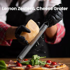 Cheese Grater with Non-Slip Handle, Lemon Zester, Extra Coarse Grater, 15in x 1.4in