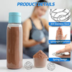 6 PCS Shaker Ball,Large Size 304 Stainless Wire Whisk ball for Mixing Powders,Protein Shakes,Drinks,Shaker Cup Mixer (2 inch)
