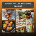 ChefX Wireless MeatStick - Smart 4 Sensor Bluetooth Meat Thermometer for Grilling & Smoking, 650ft+ Range