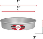 Fat Daddio's PRD-52 Anodized Aluminum Round Cake Pan, 5 x 2 inch