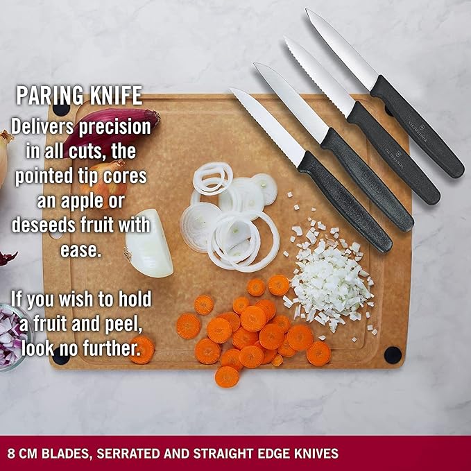 Swiss Classic Paring Knife Set, 6-Piece
