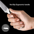 Paring Knife 4 inch - Paring Knives Best Small Kitchen Knife Fruit Knife,German High Carbon Stainless Steel Ultra Sharp Peeling with Ergonomic Handle