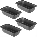 8x4 Loaf Pan - Carbon Steel Bread Baking Pans for Homemade Bread Banana Bread, Sourdough, Pound Cake | Nonstick, Oven Safe, Easy Release