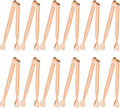Small Serving Tongs, Anytrp 12-Pack Stainless Steel Sugar Tongs, 5.3inch Kitchen Metal Appetizers Tong for Serving Food, Buffets, Coffee Bar, Tea Party, Desserts Party and Ice Bucket
