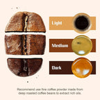 Irishom Portable Coffee Machine, 3 in 1 Cordless Electric Coffee Maker, Work with Capsule and Ground Coffee, Cold Brew and Heating Coffee Maker with 150ml Cup
