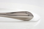 Fortessa Forge 18/10 Stainless Steel Flatware Slotted Spoon, 10-Inch
