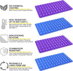 Palksky Dog Treat Molds Silicone, 4Pcs 65 Cavities Mini Bone Mold for Baking and Freezing