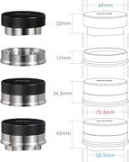 MATOW 2 in 1 Design Gravity Distributor and Magnetic Dosing Funnel Combo, 58.5mm Adaptive Espresso Distributor and Stainless Steel Dosing Ring Set Fits All 58mm Portafilter