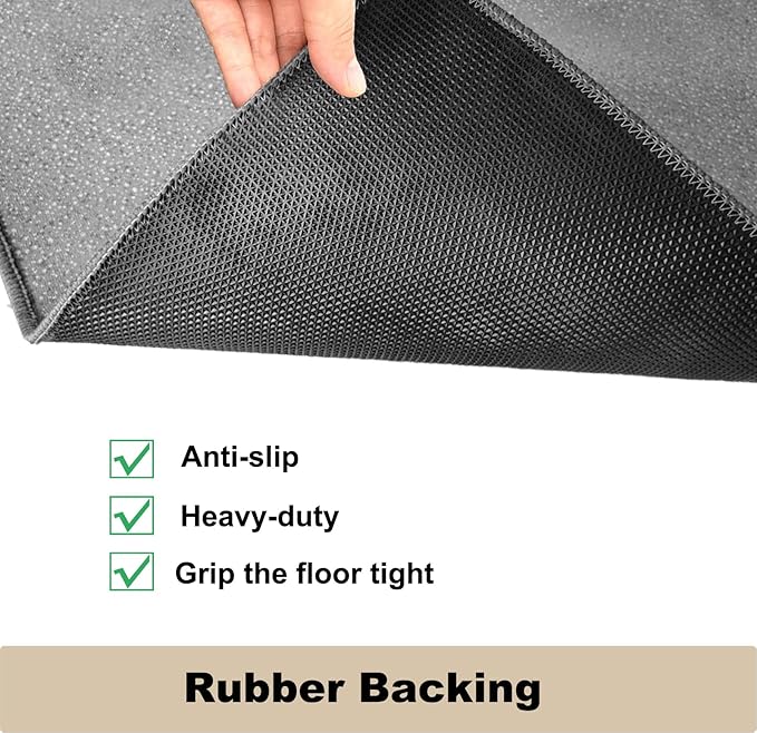 BBQ Grill Mat for Outdoor Grill, 38 x 30 inches Heavy Duty Thickened Under Grill Mats, Oil-Proof Waterproof Floor Protector for Deck and Patio