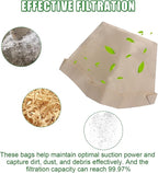 Aillsa Type BP Bags (15 pcs) for Hoover BackPack Vacuum Cleaner C2401 & Shoulder Vac Pro Commercial, Paper Replacement Vacuum Cleaner Bags