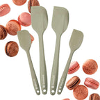 StarPack 'Scrape & Stir' Silicone Spatula Set (4 Pcs) - Heat Resistant Spatula Set 600°F - Food Grade Kitchen Spatulas - Nonstick Silicone Baking & Cooking Spatulas - Rubber Turner Set for Kitchen Use