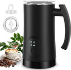 Milk Frother and Steamer,4-in-1 Electric Milk Frother for Latte Cappuccino Hot Chocolate，11.8oz/350ml Automatic Hot & Cold Foam Maker and Milk Warmer for Dairy