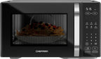 Chefman MicroCrisp Countertop Digital Microwave Oven, Unique "Cook & Crisp" Power Combo, 1.0 Cu Ft, Dual-Cook 1000W Microwave + 1500W Crisper, 6 Touch Presets, Digital Display, Stainless Steel Handle