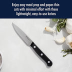 HENCKELS Solution Razor-Sharp 20-pc Knife Set, Chef Knife, Bread Knife, Steak Knife, German Engineered Informed by 100+ Years of Mastery