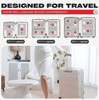 Travel Vacuum Storage Bags with Rechargeable USB Pump, 15 Pack Carry-On Size Compression Packing Bags for Luggage and Suitcase, Space Saver for Clothes and Clothing Travel